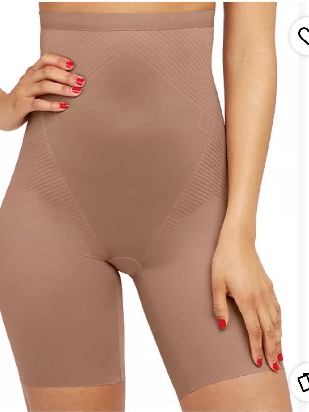 Spanx Thinstincts 2.0 High Waisted Medium Compression Shorts Size 2X